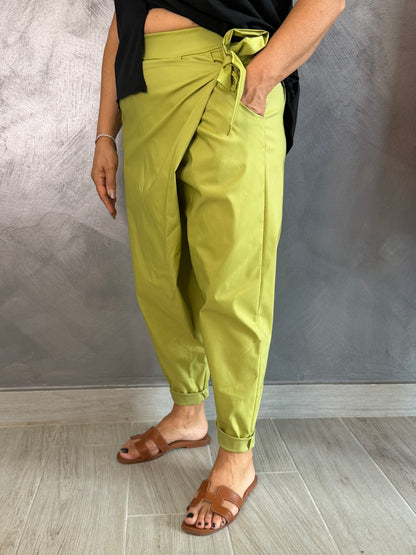 Pantalone Sun Pareo Summer Verde Mela