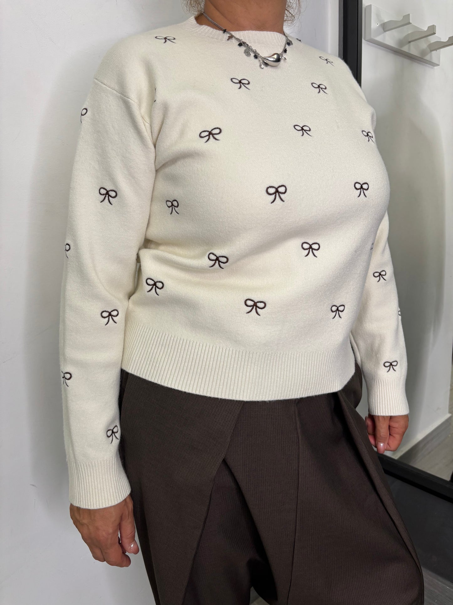 Maglione Fiocchi Burro