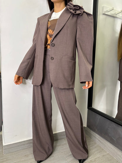 Pantalone Nocciola Mélange Imperial