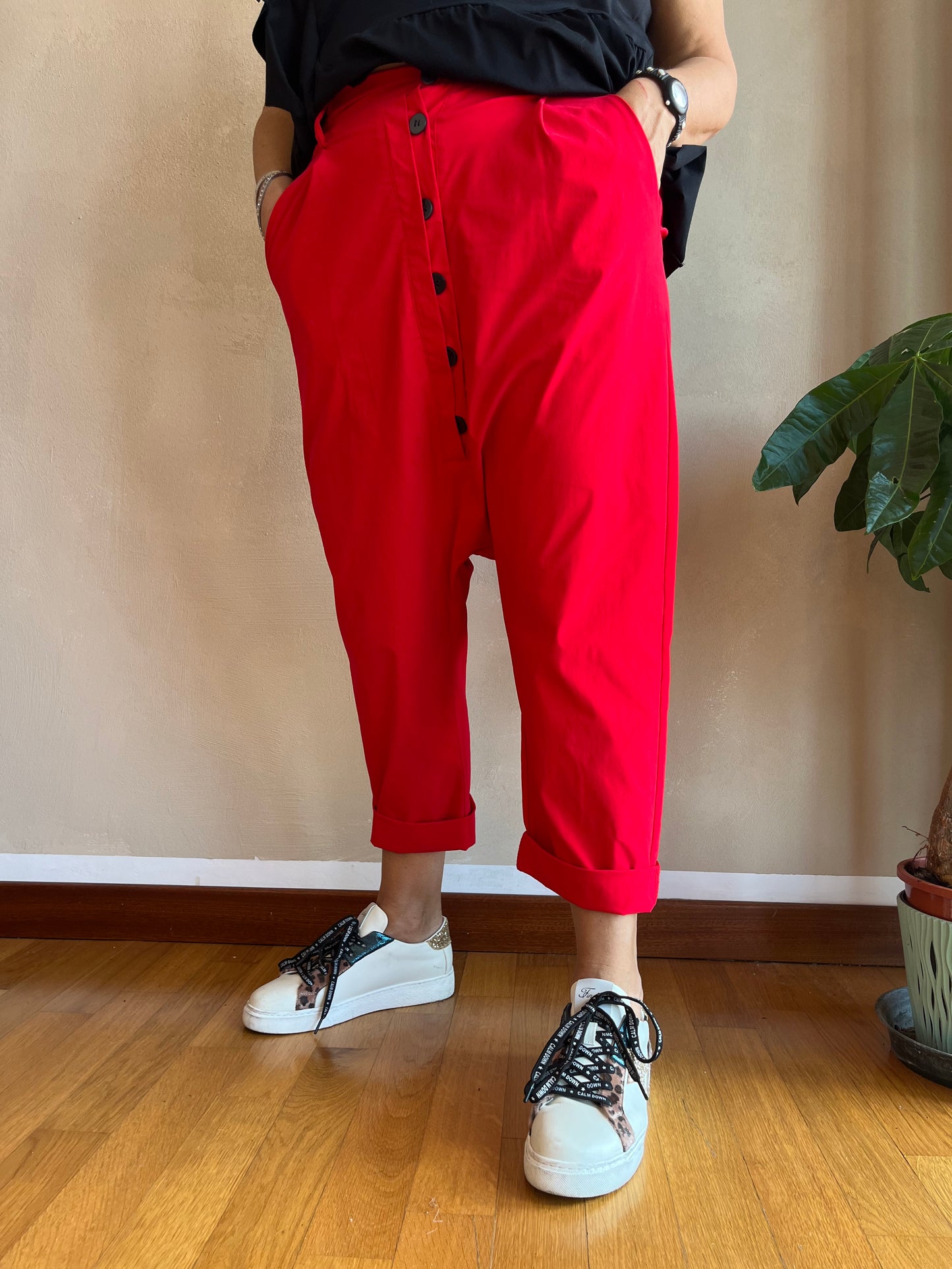 Pantalone Sun Pik Rosso