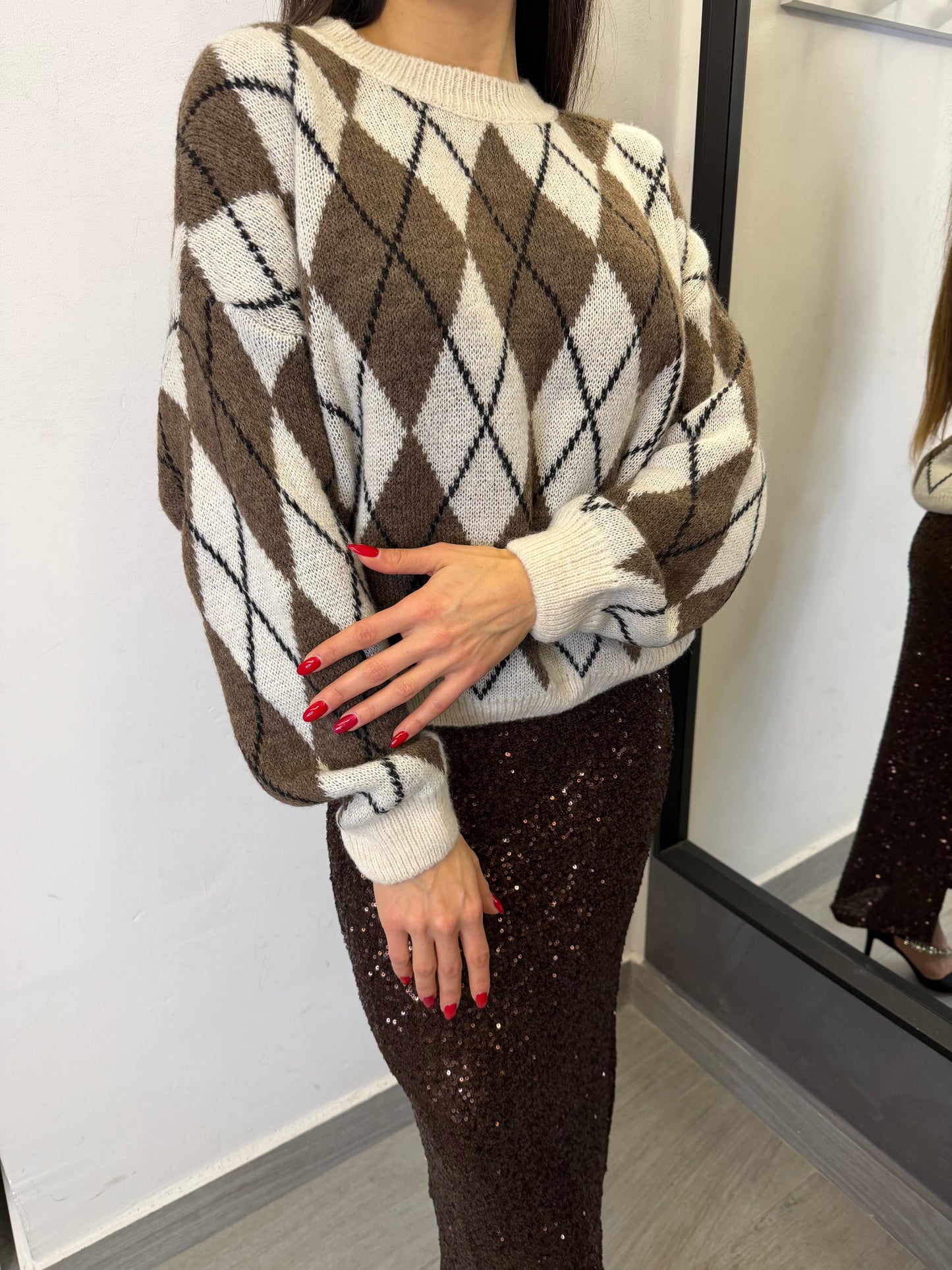 Maglione Isabelle Marrone