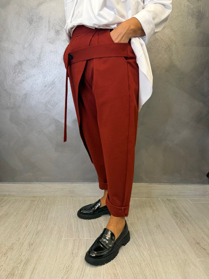Pantalone 158C Rubina Ruggine