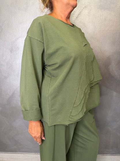 Felpa Wendy Dalia Verde