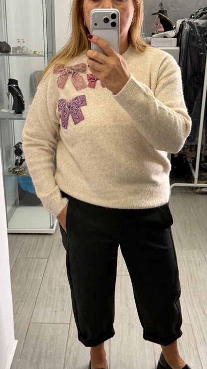 Maglione Romantico Beige