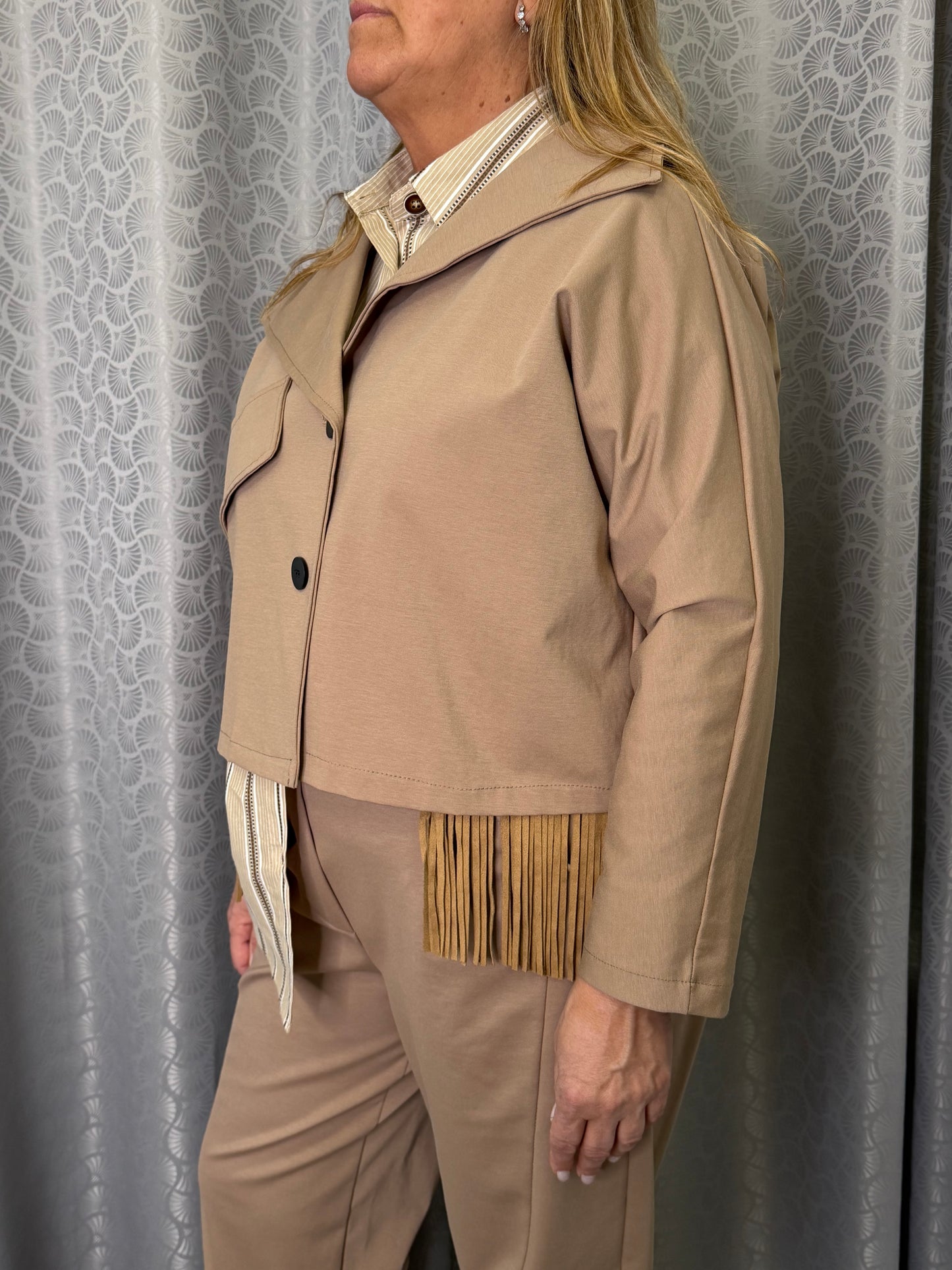 Giacca Sun Mirka Beige Scuro