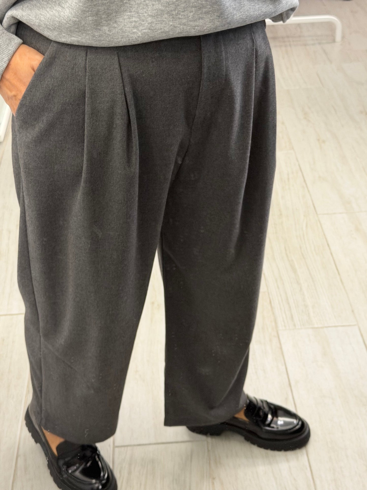 Pantalone Baggy Grigio Vicolo