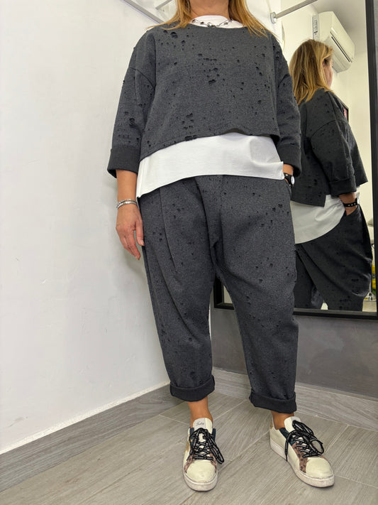 Pantalone Sun Ilary Grigio Fumo