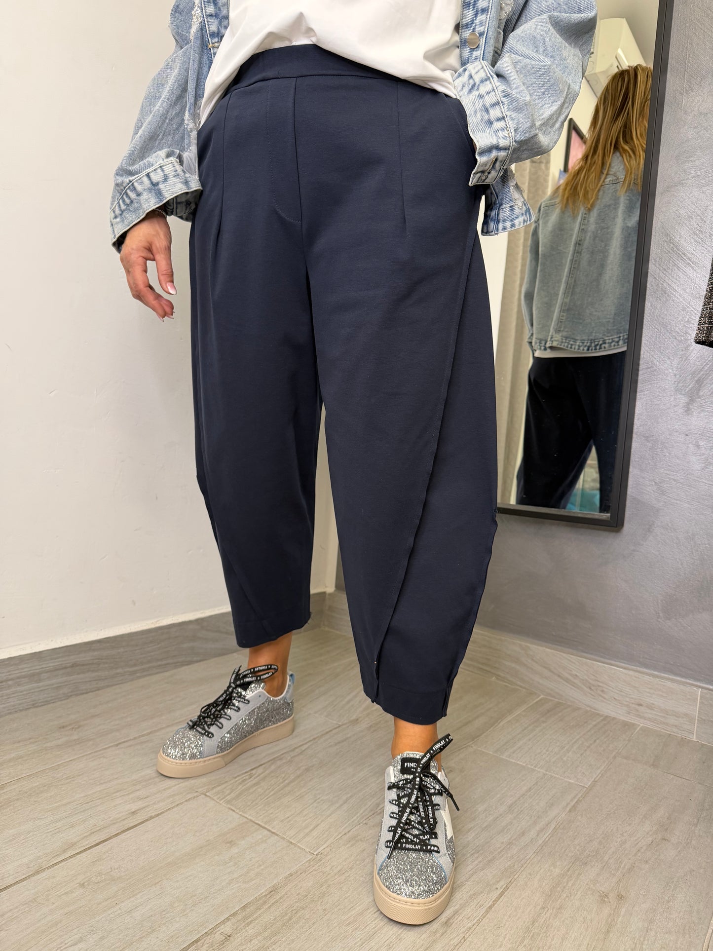 Pantalone Wendy Balloon Blu