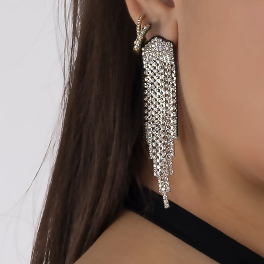 Orecchino Pendente Crystal