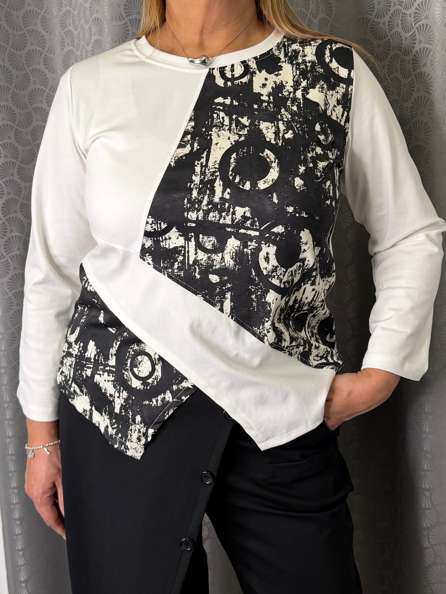 Maglia 158C Asia Bianca/Nera