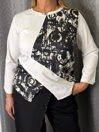 Maglia 158C Asia Bianca/Nera