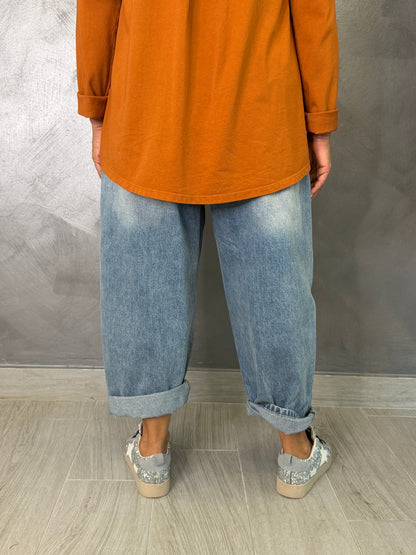 Jeans Wendy Papaveri Colorati