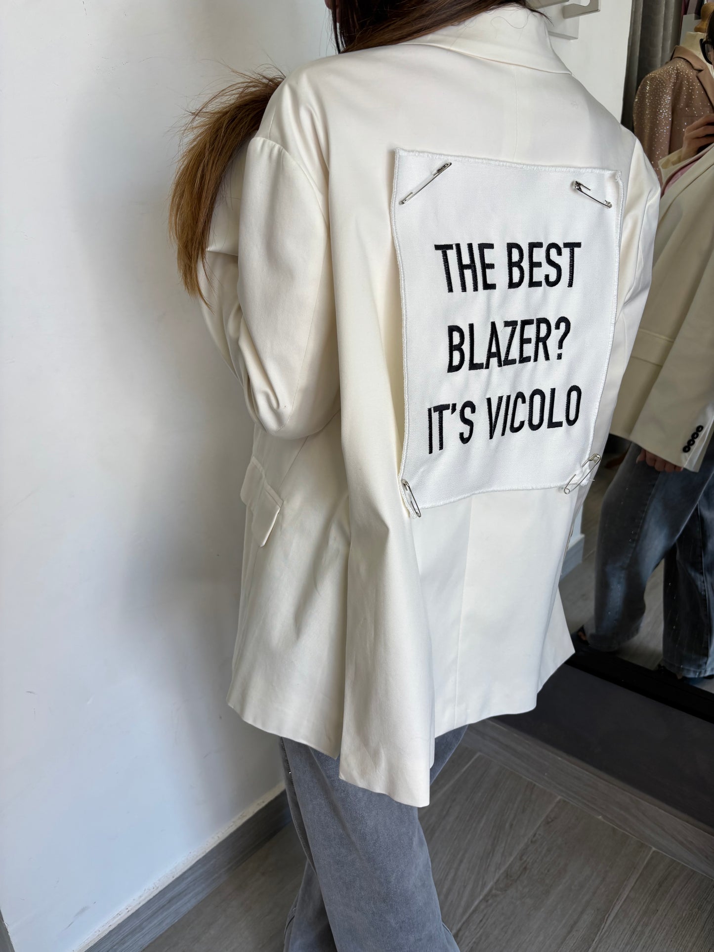 Giacca Bianca Vicolo