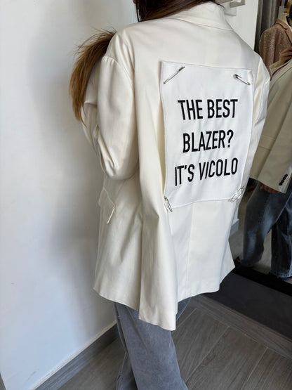 Giacca Bianca Vicolo