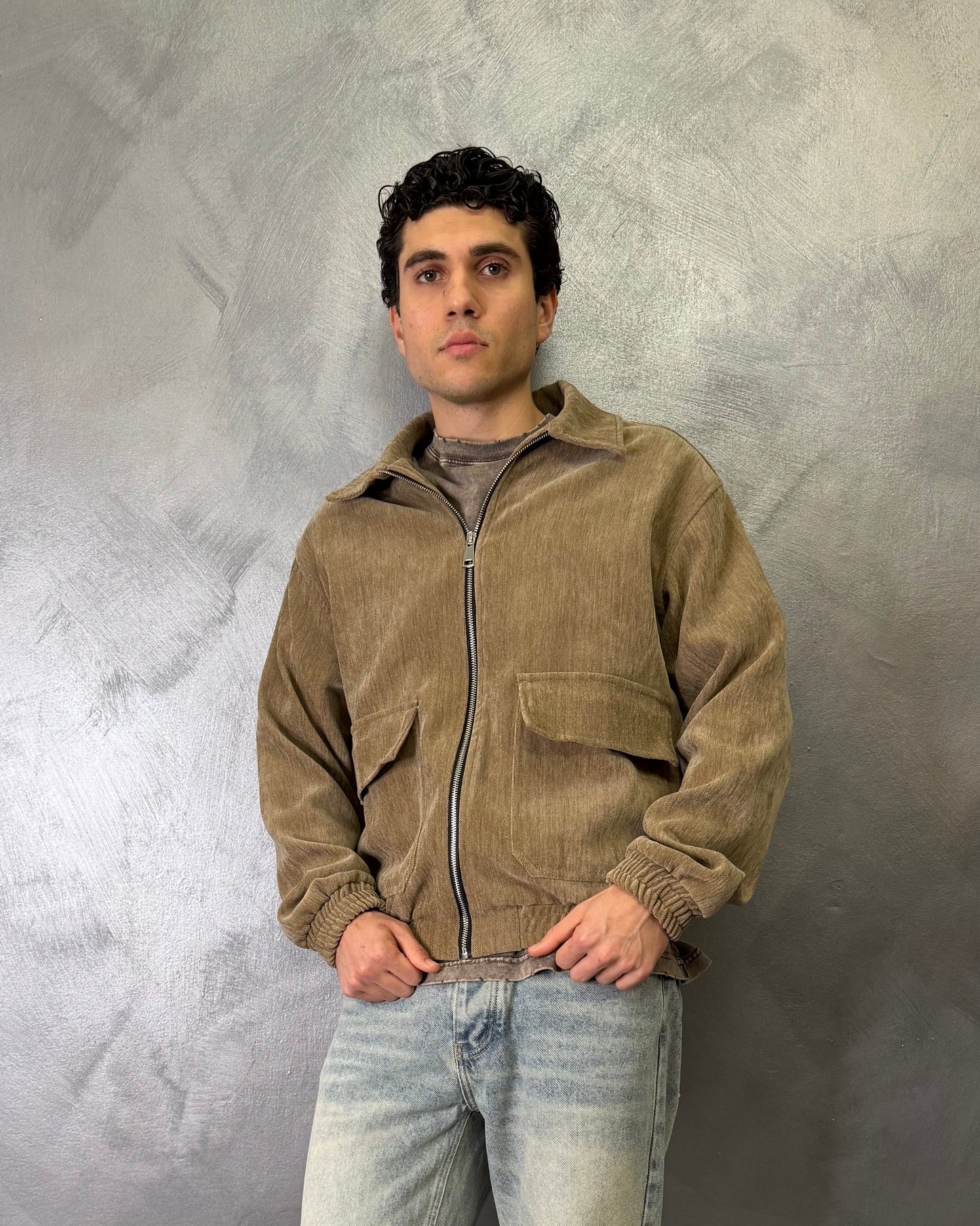 Giacca Sand Wash Camel