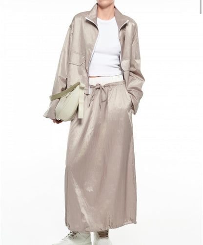 Gonna Midi Beige