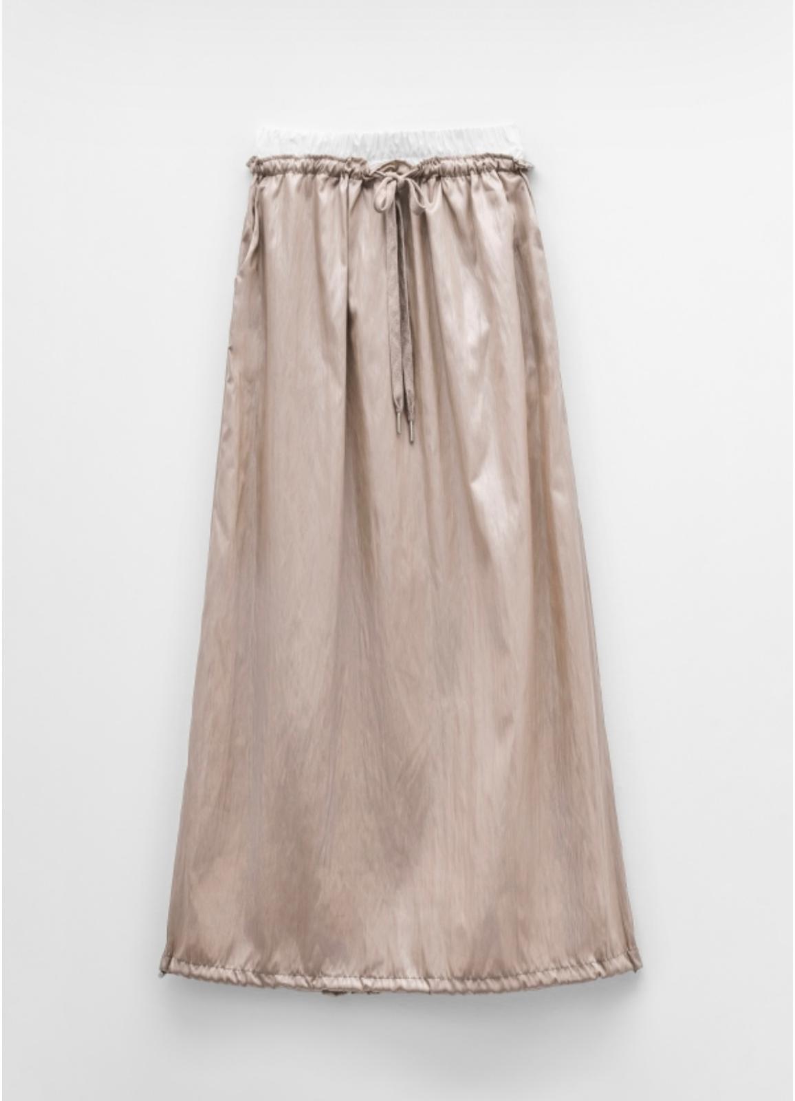 Gonna Midi Beige