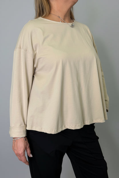 Maglia Wendy Cledy Beige