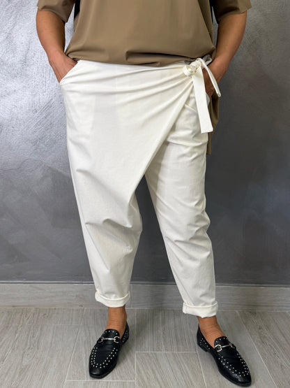 Pantalone Sun Pareo Bianco