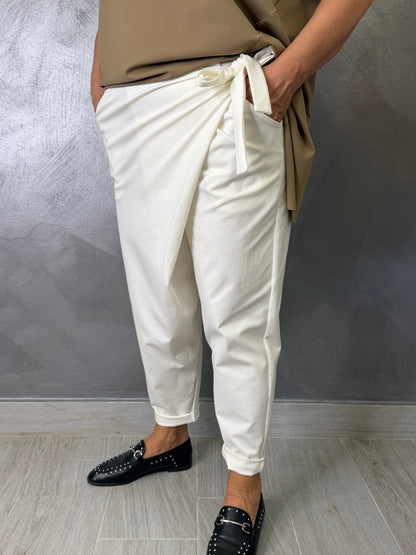 Pantalone Sun Pareo Bianco