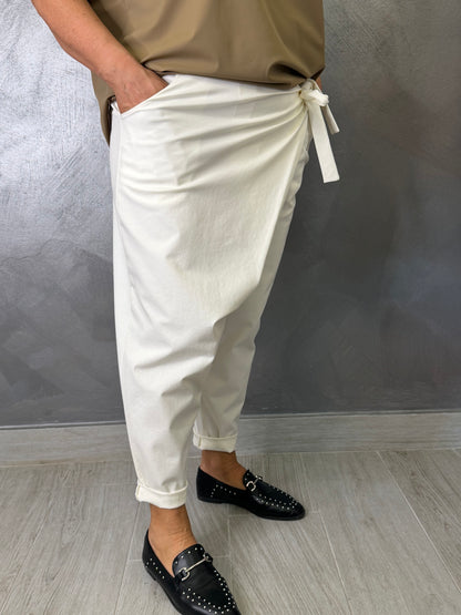 Pantalone Sun Pareo Bianco
