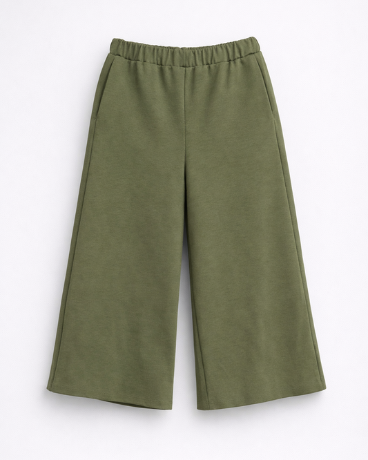 Pantalone Wendy in Neoprene Leggero Verde
