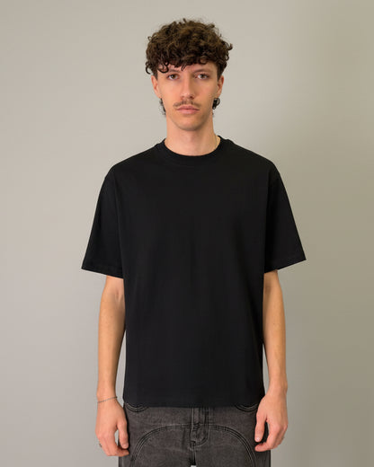 T-Shirt Raw Edge Black