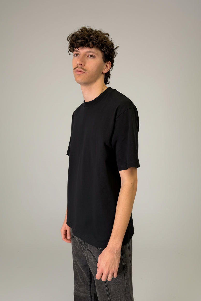 T-Shirt Raw Edge Black