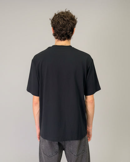 T-Shirt Raw Edge Black