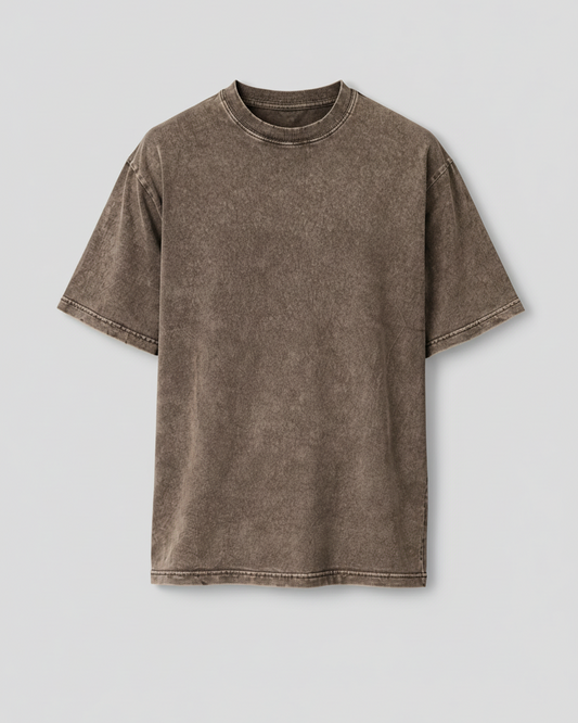 T-Shirt Stone Wash Taupe