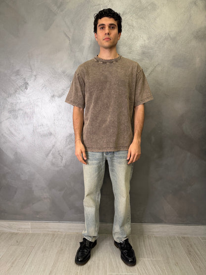 T-Shirt Stone Wash Taupe