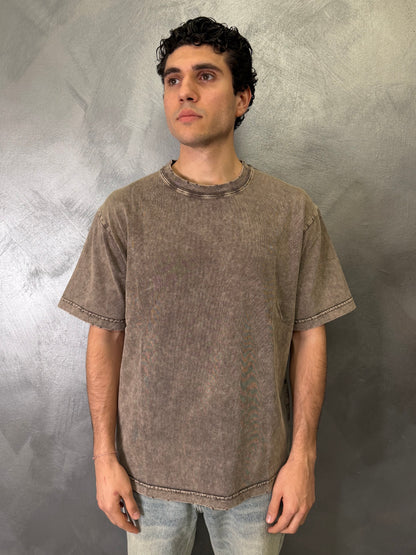 T-Shirt Stone Wash Taupe