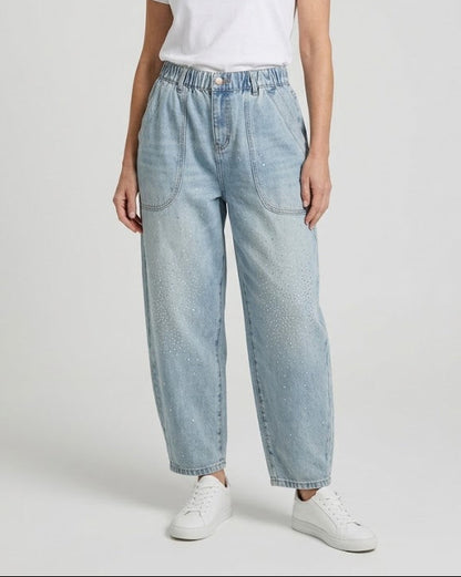 Jeans Wendy con Strass