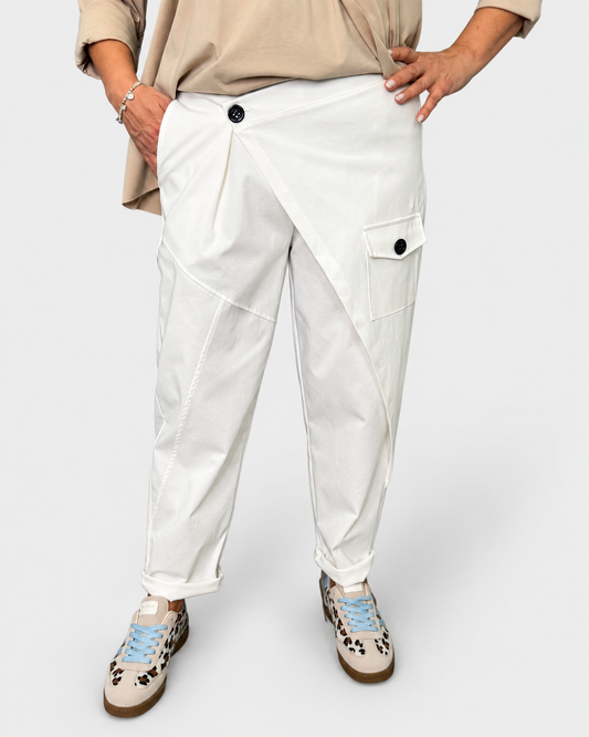 Pantalone 158C Cristel Bianco