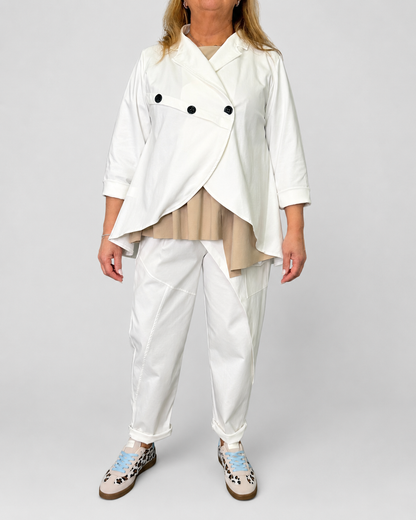 Pantalone 158C Cristel Bianco