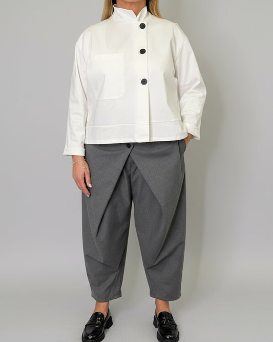 Pantalone Wendy Doppio Pareo Grigio
