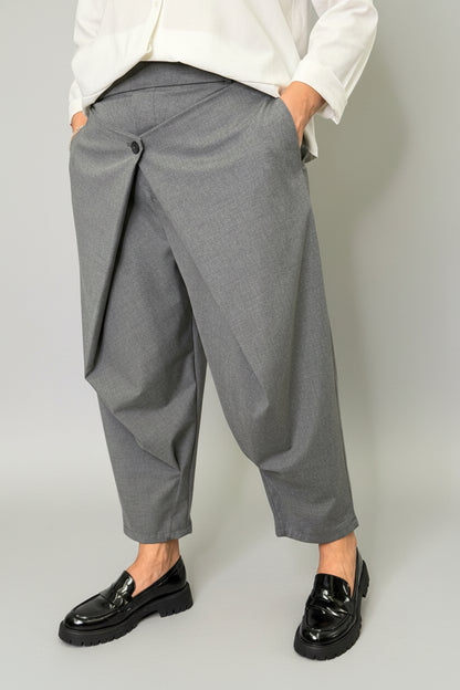 Pantalone Wendy Doppio Pareo Grigio